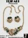 Trifari Jewelry:  Vintage Trifari Necklace Earrings Set