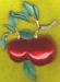 Apple Pin: Apple Brooch, Rhinestone Apple Pin, Enamel Apple