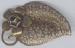 Leaf Pin: Vintage Rose on Filigree Leaf Brooch, Leaves