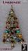 Christmas Tree Pin:  Unsigned Hollycraft Christmas Tree Pin