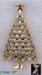 Christmas Tree Pin:  Rhinestone Lattice Christmas Tree Pin