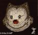 Cat Pin: Rhinestone Felix the Cat Pin Brooch
