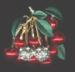 Cherry Pin: Rhinestone CHERRY Brooch Pin Cherries