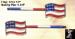 American Flag Bobby Bobbie Pins - Patriotic Hair Accessories