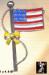American Flag Pin with Yellow Ribbon: Patriotic Flag Pin