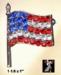 American Flag Pin: Patriotic Rhinestone American Flag Pin