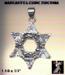 Star of David: Sterling Marcasite CZ Star of David Pendant