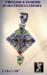 Pendant: Sterling Amethyst,Peridot,Garnet,Citrine Pendant