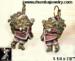 Christmas Earrings: Christmas Santa Claus Pierced Earrings
