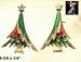 Christmas Earrings-Enamel Rhinestone Christmas Tree Earrings