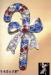 Candy Cane Pin: Patriotic Rhinestone Christmas Candy Cane