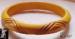 Bakelite: Vintage Butterscotch Carved Bakelite Bangle