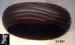 Bakelite: Wide Brown Vintage Carved Bakelite Bangle Bracelet