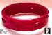Bakelite: Vintage Bakelite Carved Bangle Wine Red Cut Thru