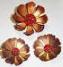 Set - Firey Bronze and Tangerine Rhinestones