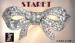Staret Pin:  Vintage STARET Rhinestone Bow Pin