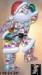Christmas Santa Pin: Rhinestone Santa Claus Christmas Pin