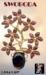 Swoboda Flowering Bonsai Pin - Garnet,Pearl & Agate
