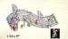 Brooch: Pastel Rhinestone Musical Staff & Notes Pin