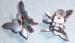 Earrings - Vintage Sterling Butterfly - Rhinestones