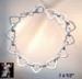 Heart Bracelet: Sterling Silver Heart Link Chain Bracelet