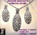 Marcasite Set: Art Deco Look Marcasite Necklace Earrings Set