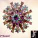 Brooch: Vintage Amethyst & Turquoise Rhinestone Brooch Pin