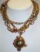 Necklace - Unusual Bold Spherical Pendant Necklace