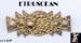 Brooch: Etruscean Goldtone Vintage Pin