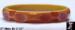 Bakelite:  Vintage Bakelite Bangle - Carved Caramel Color
