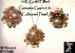 Pendant & Earrings:  Vintage 12K GF,Garnet,Pearl Roses Set