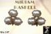 Miriam Haskell Earrings:  Haskell Baroque Pearl Earrings