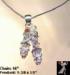 Ballerina Toe Shoes or Ballet Slippers Pendant Necklace