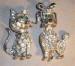 Brooches - Fancy Pair Rhinestone Dog and Cat