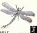 Dragonfly Pin:  Swarovski Rhinestone Dragonfly Pin