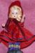 Nancy Ann Storybook Doll -- Hard Plastic Red Dress & Bonnet