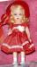 Nancy Ann Storybook Doll -- Hard Plastic Orange-Red Dress