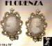 Florenza Earrings:  Florenza Shell Cameo Earrings