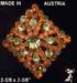 Austria Pin:  Vintage Rhinestone Pin Made in Austria