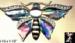 Butterfly Pin: Abalone Shell Rhinestone Butterfly Pin Brooch