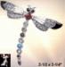 Dragonfly Pin: Rhinestone Dragonfly Brooch Pin Pendant