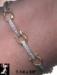 CZ Bracelet: Stirrup Bracelet Cubic Zirconia Goldtone