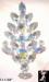 Christmas Tree Pin Aurora Borealis Rhinestone Christmas Tree