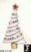 Christmas Tree Pin: Rhinestone Christmas Tree Pin - Flocked