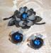 Coro - Beautiful Dusty Blue and Rhinestone Set