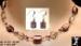 Necklace Set: Art Glass & Crystal Necklace Earrings Set