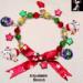 Christmas Bracelet: Christmas Stretch Charm Bracelet  & Bow