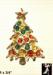 Christmas Tree Lapel Pin: Christmas Tree Rhinestone Tac Pin