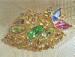Deidre Hall Signed Rhinestone Brooch