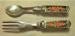 Figural - Vintage Enamel Spoon and Fork Pins